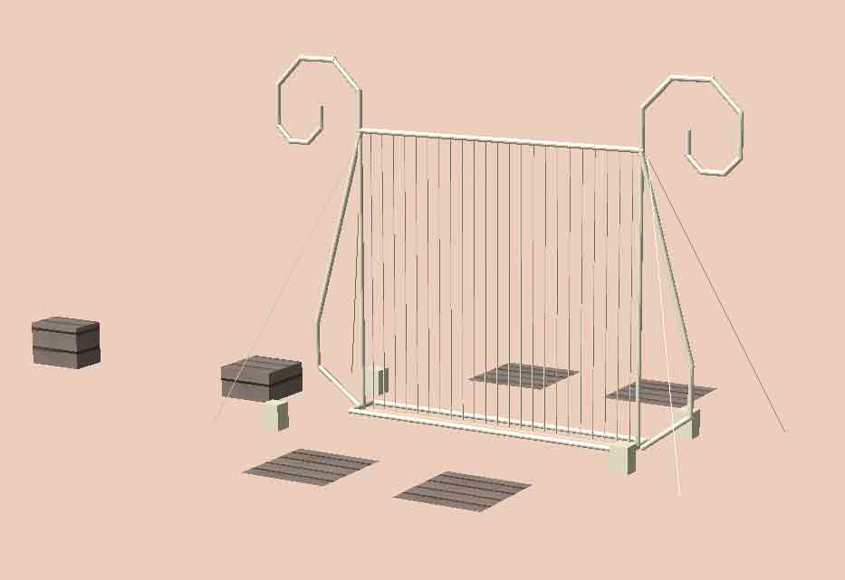 3D model in daylight